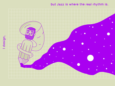 Design like Jazz bio design jazz purple rhythm twitter
