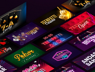 Banner: Casino Pack banner casino gambling design game lotery poker