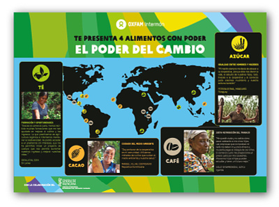 Sales Activities Set for Oxfam Intermon design graphic design vector