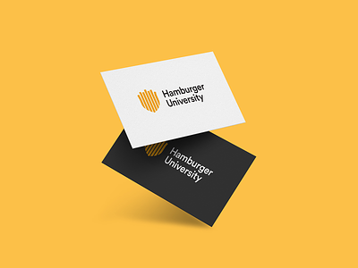 Hamburger University Logo branding design graphic design identity identity branding identity design illustration illustrator logo logodesign mark vector