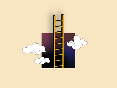 Ladder to nowhere by Nancy McCabe on Dribbble