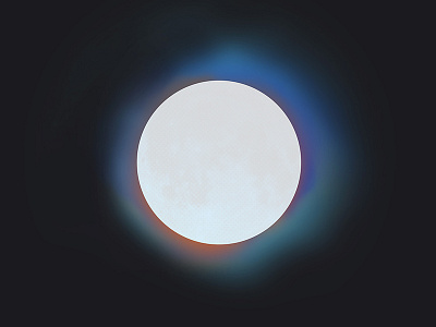 Moon Aura color moon photoshop