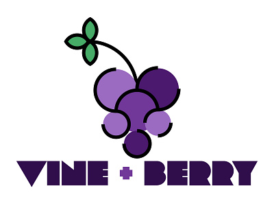 Daily Logo Challenge #17 - Geometric branding daily logo daily logo challenge daily logo design dailylogochallenge design grapes illustration illustrator logo vector vine and berry