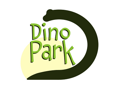 Daily Logo Challenge #35 - Dinosaur branding daily logo daily logo challenge daily logo design dailylogochallenge design dino park dinosaur illustration illustrator logo