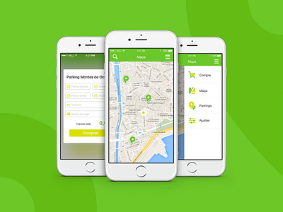 Parkinglibre App app design graphic design ui ux