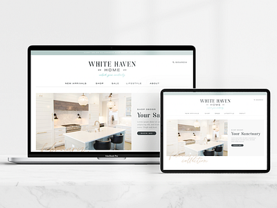 White Haven Home - Website Concept