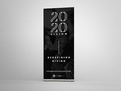 2020 Banner 2020 vision banner church church media minimalistic