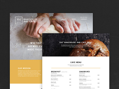 Bakery - Web Design bakery brand branding ui web web design website