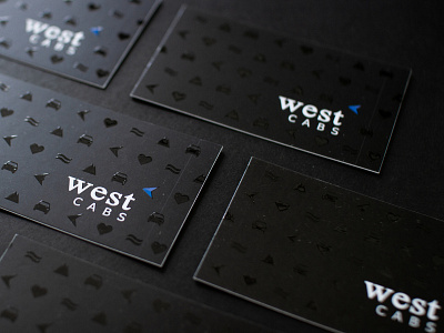 West Cabs Business Cards branding business card cab booking cab branding canada design print collateral print design prints spot uv taxi taxi company taxi design