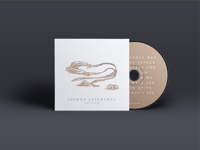 Goliath Album Art - Joshua Leventhal album art album artwork apple music beige cd cover cd design design illustration linocut linoprint minimal music serif spotify stamp design typogaphy worship