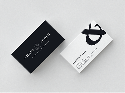 To Have & To Hold | Business Cards