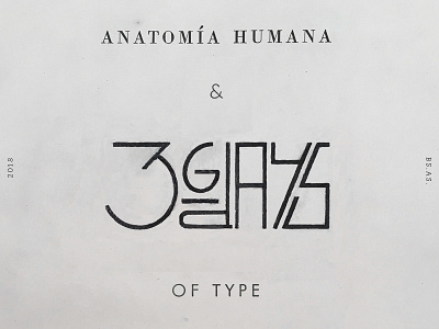 Human Anatomy & 36 Days of Type