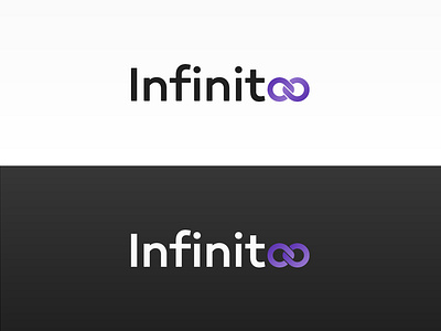 Infinito brand branding concept design geometric icon identity infinite infinito infinity logo logotype simple typography