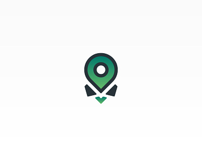 Rocketpin brand branding concept design icon logo logotype