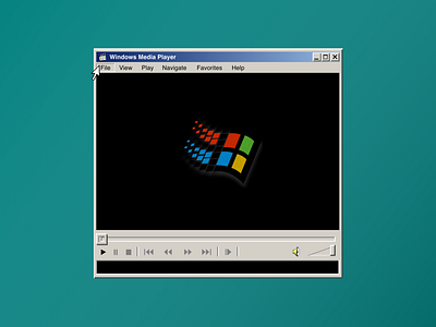 Windows 98 - Classic Media Player classic figma interface media player old player retro system ui windows windows 98