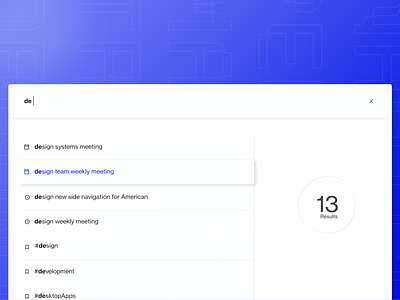 Search Feature Concept - Project Management Application design design system product design project managment search typography ui ux