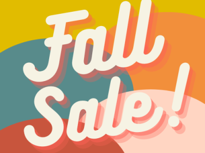 Fall Sale Event