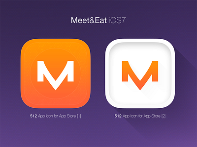 iOS7 Icon - Meet&Eat