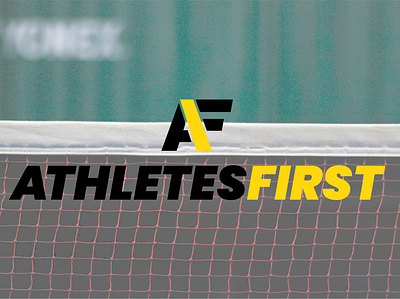 Athletes First Branding athlete branding exercise graphic design gym logo