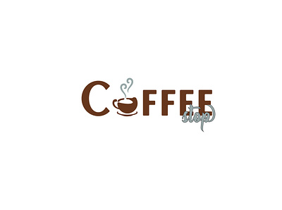 Coffee shop logo 3d branding design graphic design illustration logo typography ui ux vector