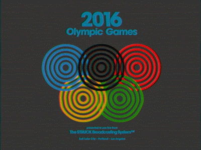 80s Olympic Broadcast Network 80s design funny motion motiongraphics olympics retro sports titles