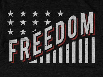 Freedom america flag freedom stars strips tshirt type