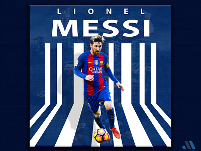 Messi Sports Poster Design