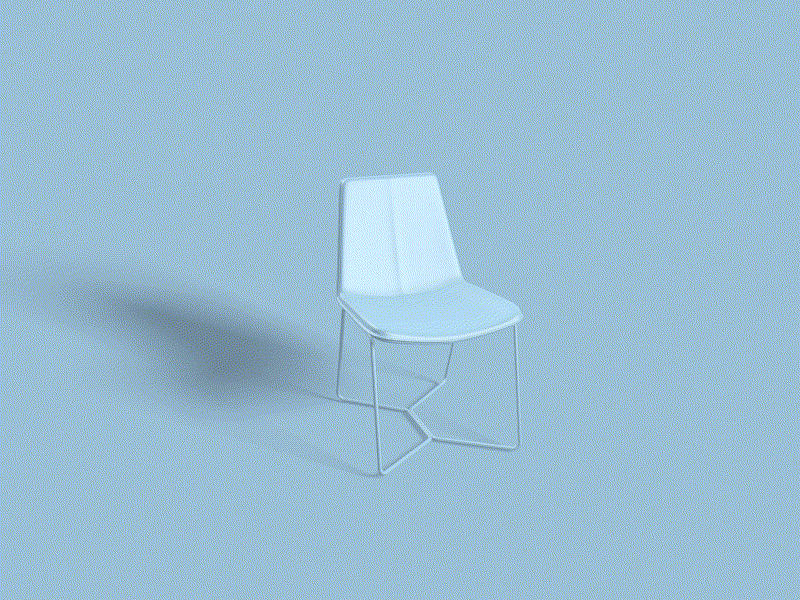 Chair animation browser c4d chair design furniture hover interaction web
