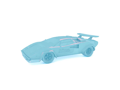 Lamborghini Material Exploration c4d car cinema4d driving jelly lamborghini lighting material render retro transparency