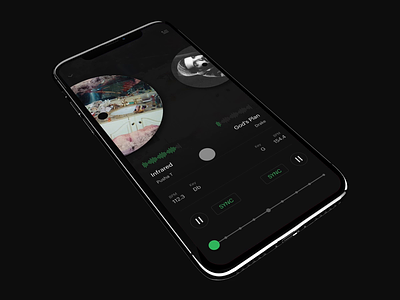 Spotify DJ Feature animation branding design dj drake experience feature interaction interface invision invision studio mobile music player spotify streaming studio ui ux visual