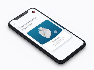 Medical Results App animation design experience interaction interface invision invision studio medical studio typography ui ux visual