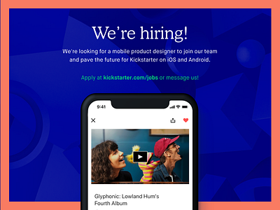 We re Hiring! android creative hiring ios jobs mobile mobile design product ui