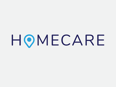 Homecare Logo branding logo sans serif symbol type