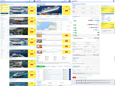 Despegar Cruises design ecommerce responsive travel ui ux web