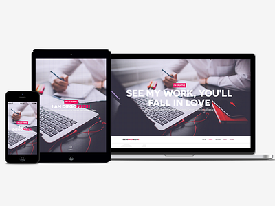Personal Site design responsive ui ux web