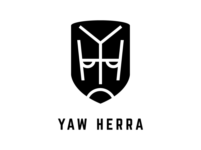 Yaw Herra | Logo animation design graphic design h logo mark motion music y