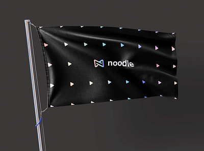 Noodle - New branding material branding dark fintech music