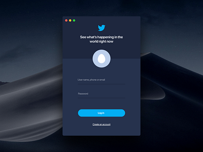 Twitter for mac sign in dailyui dark app log in sign in twitter ui