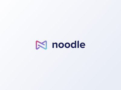 Noodle - Logo brand fintech logo n play