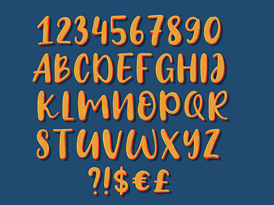 Lettering Series - Swift Kick digital fonts illustrator lettering type typography vector vector fonts
