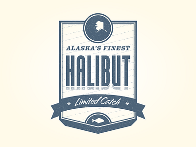 Alaska's Finest badge design lettering vector