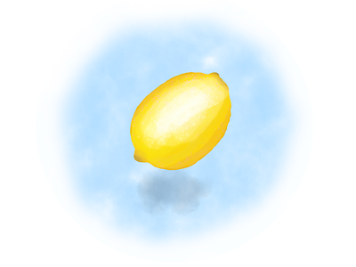 Pucker Up (Adobe Fresco) citrus digital drawing fresco fruit illustration lemon lemons watercolor yellow