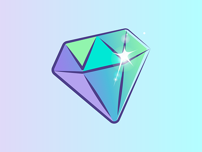 Shiny diamond logo logo design