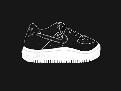 Air Force Ones illustration nike shoes sneakers