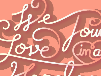 We found love lettering