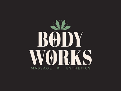 Body Works logo branding design graphic design logo typography