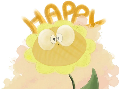 The Happy Sunflower.