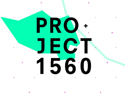 Project 1560 design houston logo map numbers project