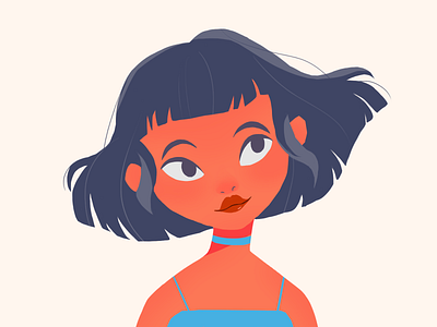 AMAN character face girl illustration people person woman