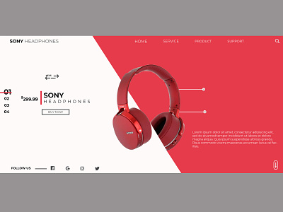 HEADPHONE WEBSITE BANNER